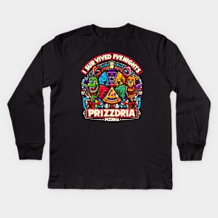 I Survived Five Nights at Freddy's Pizzeria Kids Long Sleeve T-Shirt
